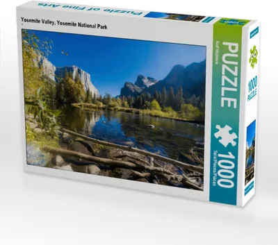 Produktbild von CALVENDO Puzzle Yosemite Valley, Yosemite National Park | 1000 Teile Lege-Größe 64x48cm Foto-Puzzle für glückliche Stunden