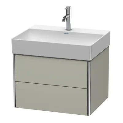 Produktbild von Waschtischunterbau XSQUARE 397x584x460mm taupe seidenmatt 397 x 584 x 460 mm taupe seidenmatt