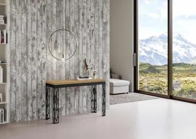 Produktbild von ITAMOBY - Klapptisch 120x45/90 cm Ghibli Double Eiche Natur Gestell in Anthrazit