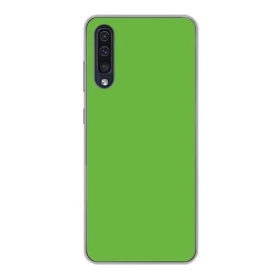 Produktbild von MuchoWow® Handyhülle Schutzhülle Hülle für Samsung Galaxy A30s Grün - Farben - Natur Silikon Softcase Handy Hülle - Karteninhaber