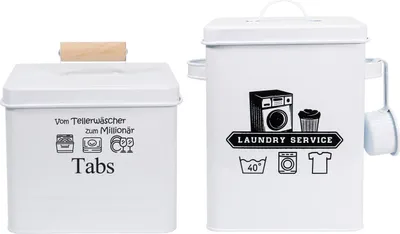 Produktbild von Aufbewahrungsboxen für Geschirrspültabs und Waschmittel