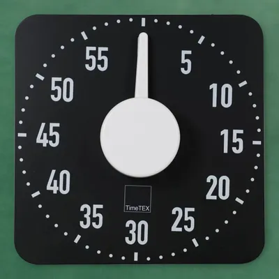 Produktbild von TimeTEX Tafel-Zeitdauer-Uhr "Automatik" magnetisch, 19x19 cm