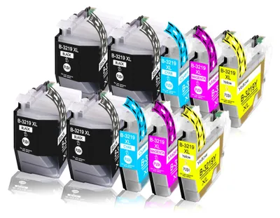 Produktbild von 10er Pack Druckerpatronen LC3219 LC3219XL kompatibel mit MFC-J5930 J5930DW