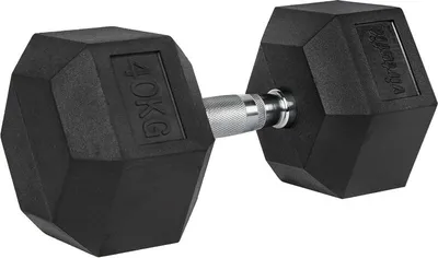 Produktbild von VirtuFit Hexa Kurzhantel Pro 40 kg Kurzhantel sechseckig gummiert