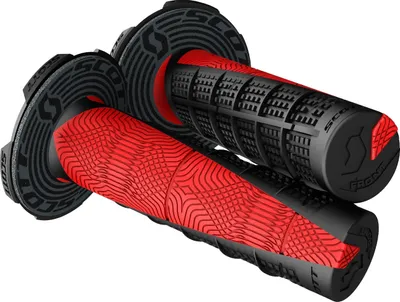 Produktbild von Scott Motocross Griffe Duece , Schwarz Neonrot