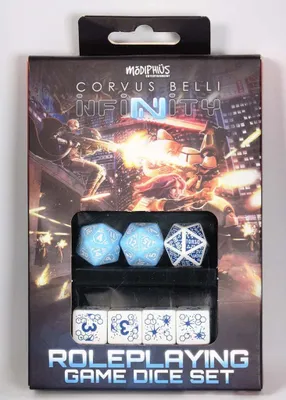 Obrázek produktu pro Infinity RPG Pan Oceania Dice Set - Würfelset für das Tabletop-Rollenspiel - ENG Edition