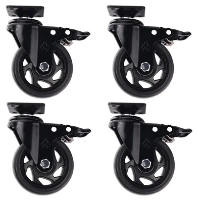 Produktbild von Premium Ersatz-Rollen Set für Weber Gasgrills - passend für Weber Spirit 200 und 300er Serie