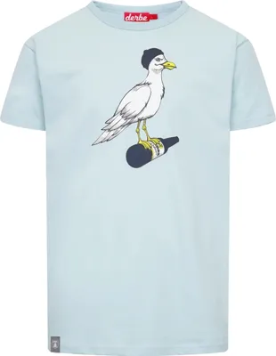 Produktbild von DERBE HAMBURG M-04-TS-STURMMÖWE Herren T-Shirt, Größe:M, Farbe:Skyride / Navy