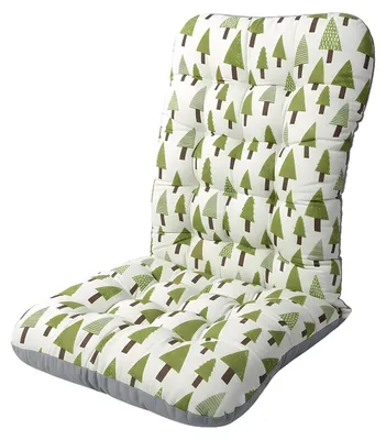Image de Coussin d'assise, conception ergonomique, antidérapant, forêt verte