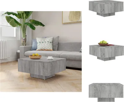Produktbild von vidaXL Couchtisch Grau Sonoma 60x60x31,5 cm Holzwerkstoff - Couchtische