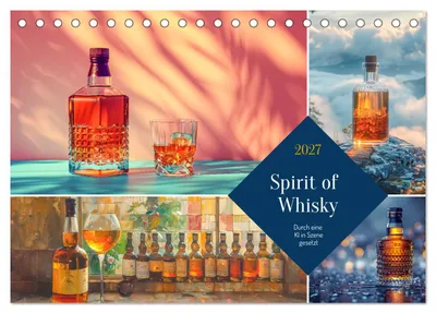Produktbild von Spirit of Whisky (Tischkalender 2027 DIN A5 quer), CALVENDO Monatskalender