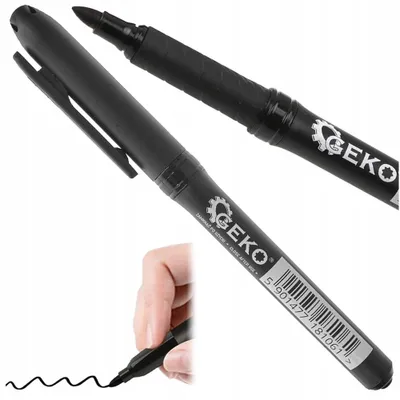 Produktbild von Geko Permanentmarker Baubedarf Schwarz Langlebig