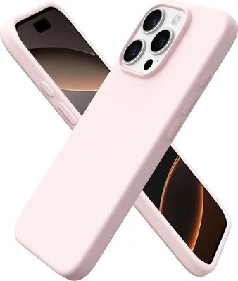 Produktbild von Hülle für Apple iPhone 16 Pro Max Handy Case Handy Schutz Hülle Silikon Cover Handyhülle, rosa