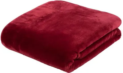 Produktbild von Gözze Premium Cashmere-Feeling Decke rot 180x220 cm