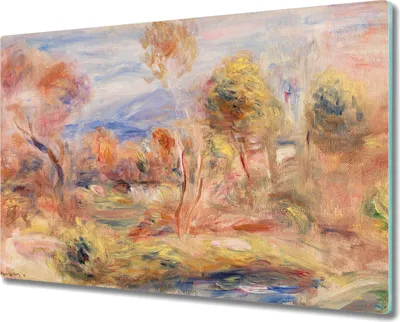Produktbild von Coloray Hackbrett Küchenbrett Kochplattenabdeckung Schneidebrett Herdabdeckplatte 80x52 cm - Wald