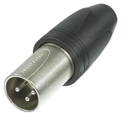 Produktbild von NEUTRIK® XLR, 3-pol , Metall-, Löttechnik-Kabelstecker, vergoldete(r) Kontakt(e), gerade, nickelfarben