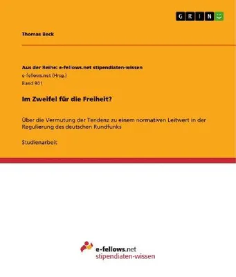 Produktbild von Im Zweifel für die Freiheit?
