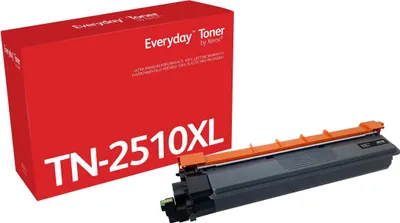 A product shot of a toner cartridge and its packaging.