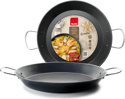 Obrázok produktu pre Panvica na paella Ibili-Gandia, oceľ, 28x4 cm, čierna