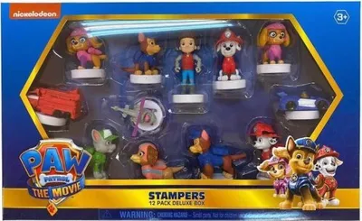 Produktbild von Paw Patrol The Movie: 12 gestanzte Figuren - Deluxe Box