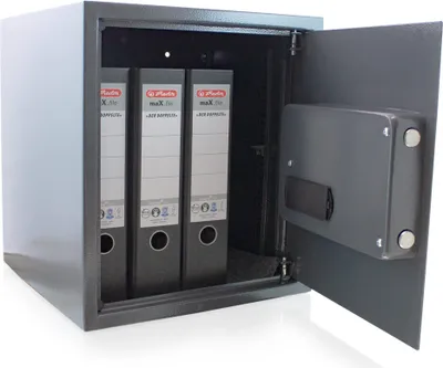 Produktbild von Bituxx Elektronischer Akten Safe Tresor Wandtresor Wandsafe Geldschrank Möbeltresor Stahlschrank Geldsafe Geldtresor Panzerschrank Dokumententresor Grau MS-17335