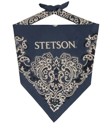 Produktbild von Stetson Baumwolle Bandana blau, Größe Einheitsgröße