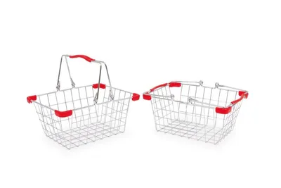 Image de Panier à provisions et à vélo en métal, 1 pièce