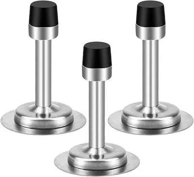 Image de Barrière de sécurité pour portes - Lot de 3 - Adaptée pour une utilisation intérieure et extérieure - Légère - Sûre pour les enfants