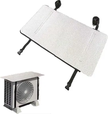 Obrázek produktu pro Kryt klimatizační jednotky pro venkovní jednotky, 80 x 40 cm, bílý, plastový