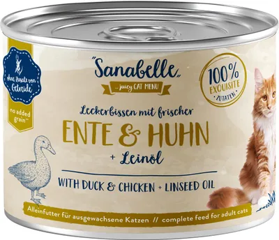 Immagine prodotto di Sanabelle 195gx6 lattina di anatra e pollo