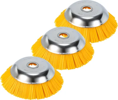 Produktbild von Unkrautbürste 3er Nylon 25,4x200mm Freischneideraufsatz 8 Zoll Nylonbürste Für Stihl Motorsense Freischneider