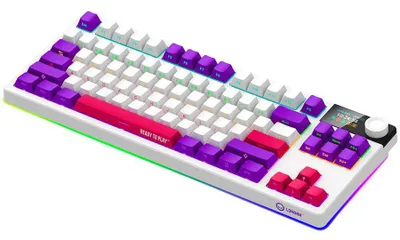 Produktbild von LORGAR Kabellose Gaming-Tastatur, Pro, TKL, mechanisch, weiß, EN-Layout