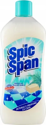 A bottle of cleaning liquid.