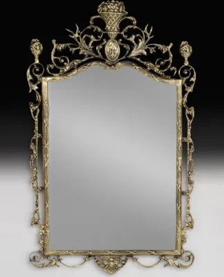 Produktbild von Casa Padrino Luxus Barock Bronze Spiegel Gold H. 95 cm - Barock Möbel
