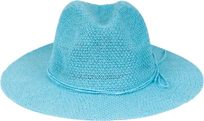 Produktbild von styleBREAKER Damen Panama Sonnenhut mit dünnem Hutband, Strohhut, Schlapphut, Sommerhut, Fedora Hut 04025040