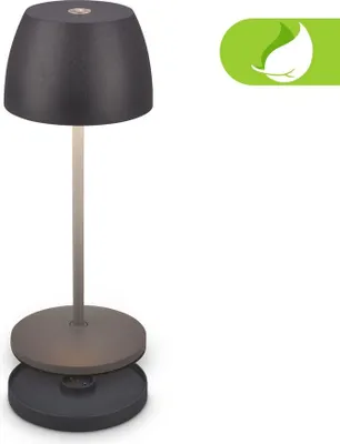 Produktbild von Mini LED Tischleuchte kabellos IP44 Akku Tischlampe Aussen/Innen Ladestation