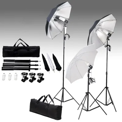 Produktbild von Möbel Fotostudio-Set mit Lampen und Hintergrundsystem - Studiospots 3055125