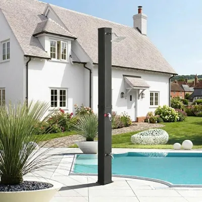 Produktbild von 40L Solardusche STYLE XXL Pooldusche Außendusche Gartendusche Solar Dusche