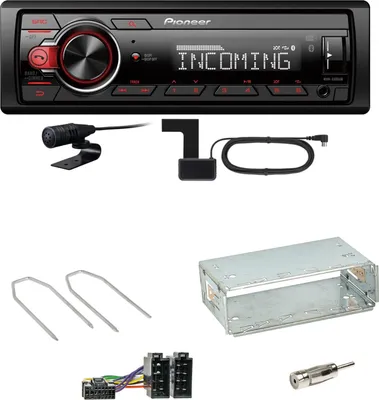 Produktbild von Pioneer MVH-330DAB Bluetooth Digitalradio Einbauset für Peugeot 206 206 CC