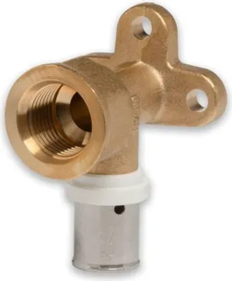 Produktbild von Selfio-Press Aluverbund Pressfitting Wandwinkel 16 x 2 - 1/2' - 52 mm TH + U Kontur DVGW