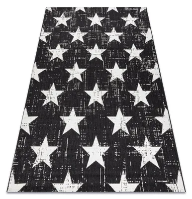 Imagen del producto de Alfombra de cuerda sisal FLAT 48648/690 Estrellas 160x230 cm