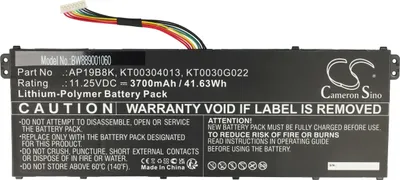 Produktbild von vhbw Akku kompatibel mit Acer Aspire 5 A514-54-72GQ, A514-54-58VB, A514-54-56A5, A514-54-53PH, A514-54-527V Notebook (3700 mAh, 11,25 V, Li-Polymer)