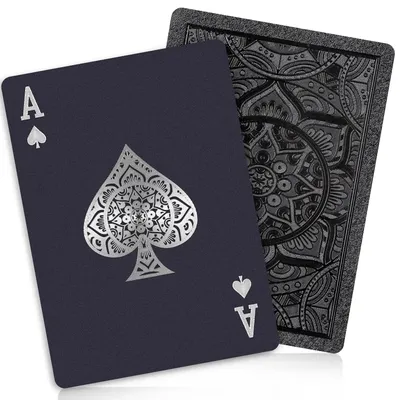 Obrázek produktu pro 2 balíčky voděodolných pokerových karet, kvalitní sada plastových karet