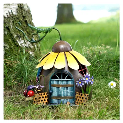Produktbild von Metallisches Sonnenblumenhaus für den Feengarten