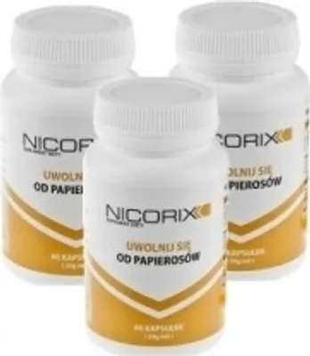 Obrázok produktu pre Nicorix - Cigarette Rehab Therapy, balenie 3x - NEDÁVAJTE CIGARETY SVÉMU TELU!