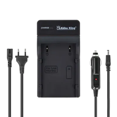 2in1 KFZ + Netz Ladegeraet fuer Samsung Akku P90A