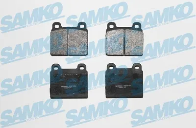 Produktbild von SAMKO Bremsbeläge Satz Vorne Bremsklötze für VW TRANSPORTER III Bus 5SP026