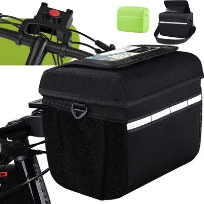 Produktbild von Lenkertasche Fahrrad - Lenkertasche - Rahmen Tasche Fahrrad - Fahrradtasche Lenker - Lenkertasche E-Bike