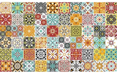 Zdjęcie produktu dla Samoprzylepne naklejki na płytki do kuchni i łazienki – 60 naklejek Carlita imitujących cement – 60 naklejek o wymiarach 20 x 20 cm