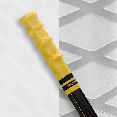 Produktbild von ROCKETGRIP Hockey Grip - Color gelb/schwarz JR/YTH